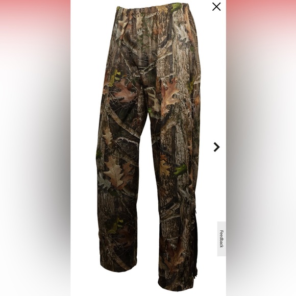 Men’s XXL Pull On Cabela’s Dry Plus Outdoor Realtree Hunting Pants Waterproof - Picture 1 of 11